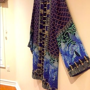 100% real silk robe